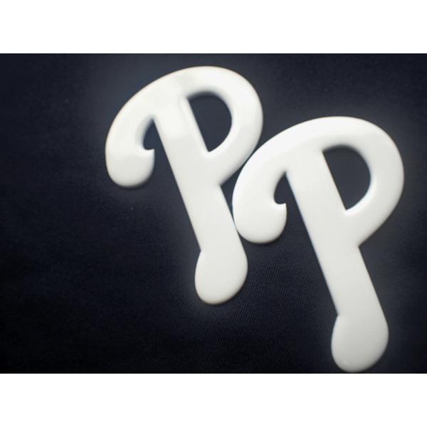 Quality Shinny And White 3D Raised TPU Heat Transfer Patches Customized Design wholesale