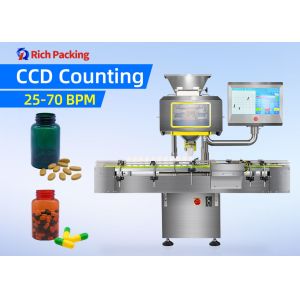 Cheap High Speed Vision Counting Bottling Machine for Tablet Capsule with CCD System for sale