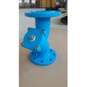 DIN y strainer flanged ends