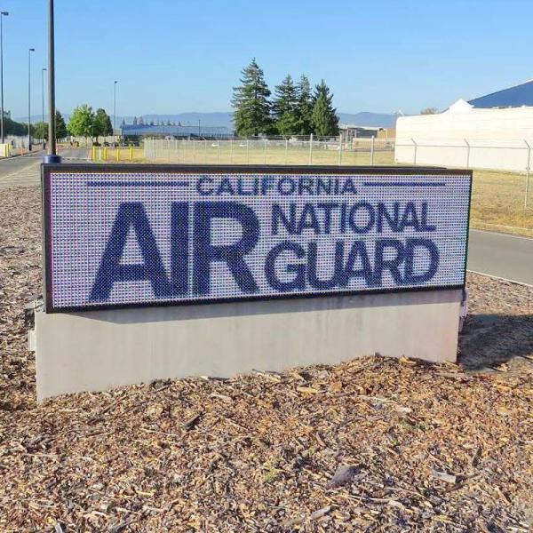 Quality P10 Full Color Monument LED Signs With Steel Cabinets CE Certificate wholesale