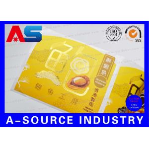 Gold foil Medicine Label Instruction Custom Pill Bottle Label For Pill Pot With