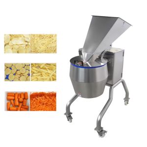 Industrial Potato Cassava Yam Wave V Flat Chips Slicing Making Machine