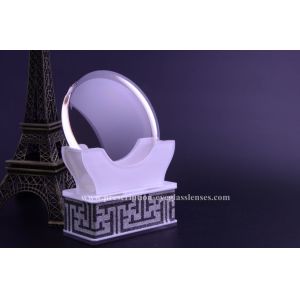 Cheap Anti Scratch Polycarbonate Eyeglass Lenses 33 Abbe Value FDA Approval for sale