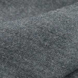 Wool Rayon Silk Suit Cloth Material Herringbone Yarn Dyed Blazer Fabric 315gsm