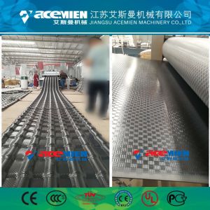 148KW PVC Plastic Roof Sheet Machine For Bamboo Shape of Spanish Pattern