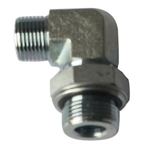 90 Degree Hydraulic Pipe Fittings Elbow Metric Threaded Stud Ends ISO 6149 1CH9