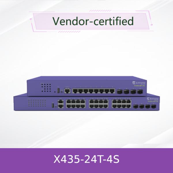 Quality Extreme Networks X435-24T-4S 24-Port Gigabit Ethernet Switch with 4 SFP Uplinks wholesale