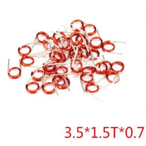 Hot selling coilcraft inductor 3.5*7.5t*0.7 Copper Wire Hollow Coil Inductance 3