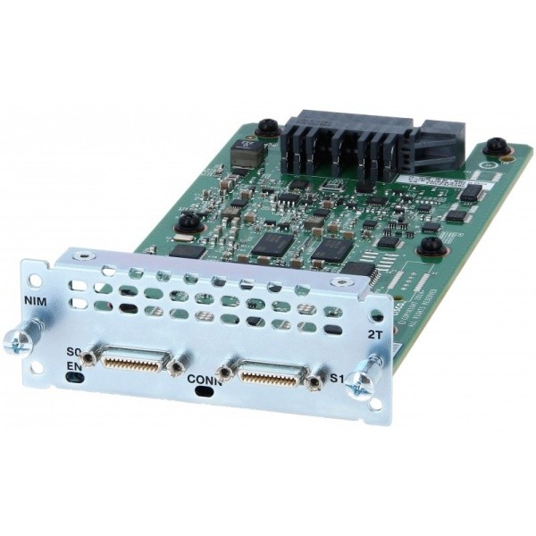 Cisco NIM-2T Module : Dual Serial Ports For Legacy WAN , Reliable & Cost