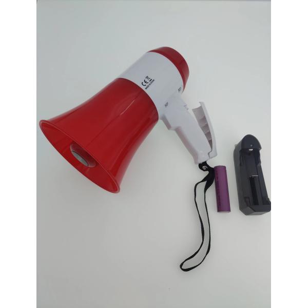 Handheld Megaphone Speaker with 1500mAh Lithium Battery and Wireless Connectivit