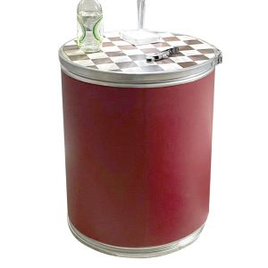 Cheap Eco-Friendly Fiber Drum Storage Box – Customizable Leather &amp; Fabric Design For Home Decor, Gift Packaging (Multiple Sizes) for sale