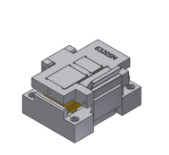 Double Ended Azimuth Carrier Test Socket With Contactor Gold Plated Azimuth
