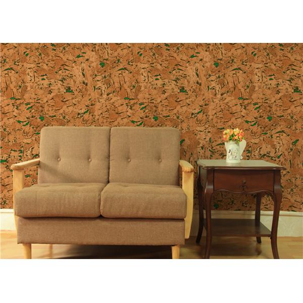 Wooden Pvc 3d Home Wallpaper For Restaurant , 3d Interior Wallpaper