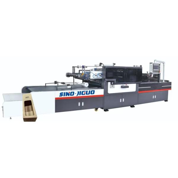 Quality SIINO JIGUO TC-760Q   Automatic Servo Windows Patching Machine With Corner Cutting& Creasing Function,Max. sheet size (mm):760*850,Film Sheet Thickness (mm):0.03-0.3 wholesale