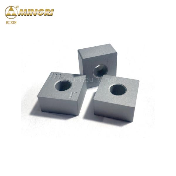 Standard Tungsten Carbide Inserts for Chain Saw Part Stable Properties Dark Grey