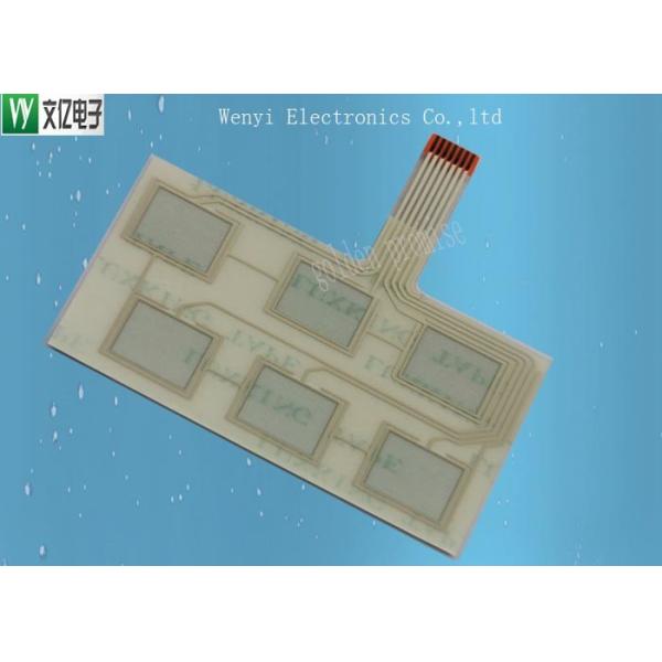 Quality 1mm Pitch Flexible Capacitive Touch Circuit With LuxKing Back adhesive wholesale