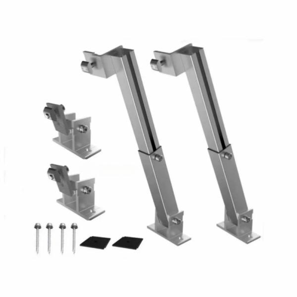 C Steel Ground Solar PV Support Bracket Mounting Structure Photovoltaic Stents Solar Panel Tilt Brackets