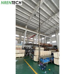 12m pneumatic telescopic mast 30kg payloads 2.55m closed height, work for