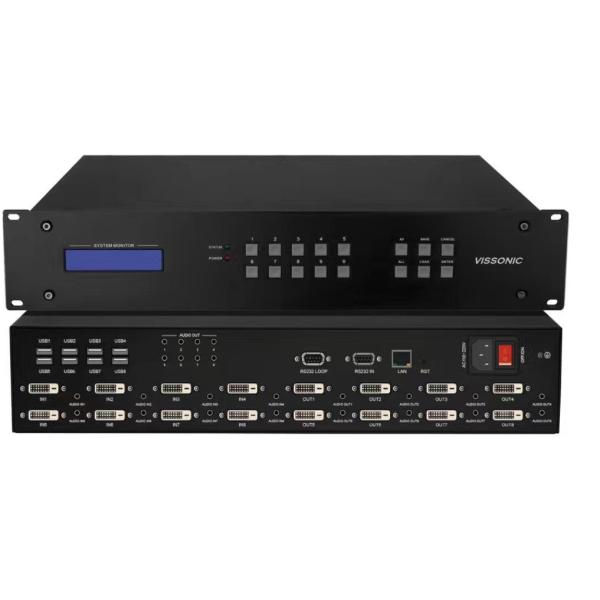 Quality 8X8 Seamless Hdmi Scaler Switcher Video Wall Processor 3.5mm Audio Insert / Extract wholesale