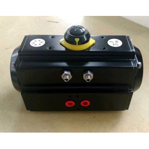 AT series double action single action black aluminum body pneumatic rotary