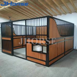 4m Length European Horse Stalls Enduring Sliding Door Galvanized Stainless