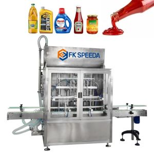 FKF-H Six-Head Liquid Filling Machine for Small Bottle Drinking Water Production