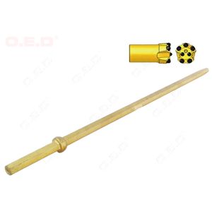 Hexagonal Hollow Steel Tapered Drill Rod H22 H25 Rock Drilling Tools Customized