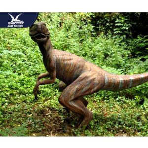 Large Realistic Dinosaur Models For Luna Park / Alive Dinosaur Garden Art