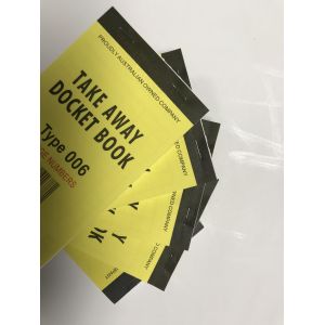 100 Pages AU Docket Book Designed with Lined Ruling Type and Board Paper Cover