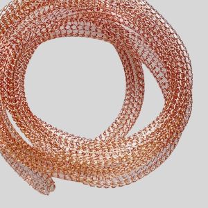 Pure Copper Knitted Wire Mesh Snail Fence 6cm 10cm 13cm 15cm Width