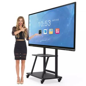 Teleconference Lcd Panels 55 Inch Interactive Whiteboard For School