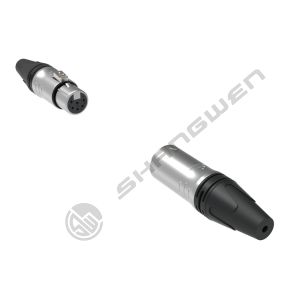 China Indoor IP40 Protection 6-Pole XLR Audio Video Connectors for Professional Audio and Video on sale