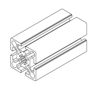 8 - 5050 V Slot Extrusion Aluminum Profiles For Guide Rails