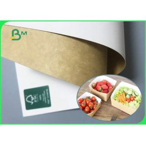 250g 300g Virgin Wood Pulp CCKB Clay Coated Kraft Board For Packaging Fast Food