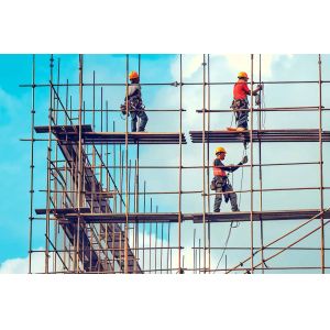 Pre Galvanized Walk Through Frame Scaffolding Safety Stability For Construction