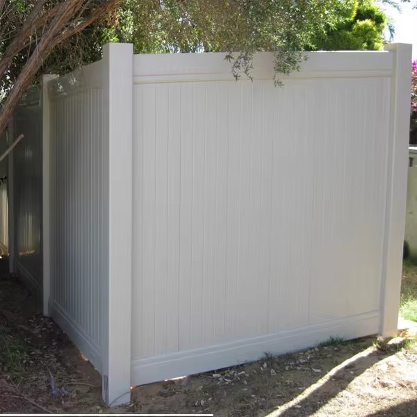 Quality Customized Outdoor 6x8 Ft White Privacy Vinyl Fence For Backyards wholesale
