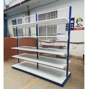 Source factory supermarket shelf grid shelf metal shelf