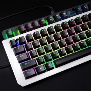 Professional Magnetic Axis Keyboard with Double-Shot Keycap Printing Aluminum
