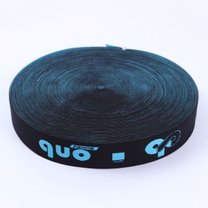 Custom Logo Woven Jacquard Elastic Waistband For Cap