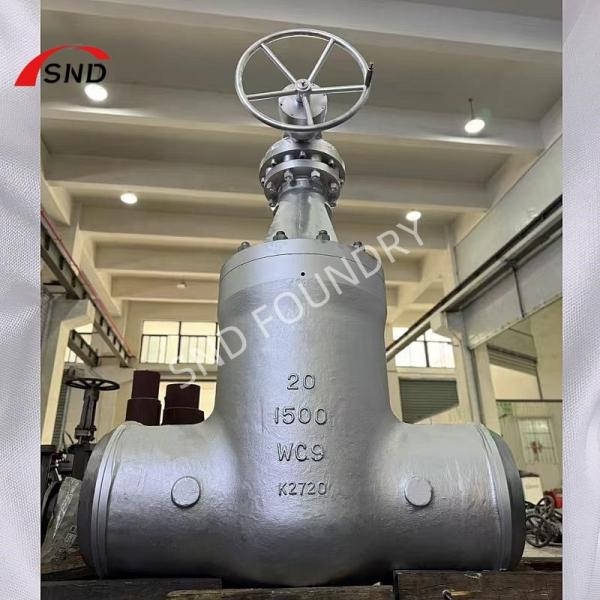 Quality 20 Inch Weld WC9 Gate Valve High Pressure API 600 Valve for High Temperature Applications wholesale