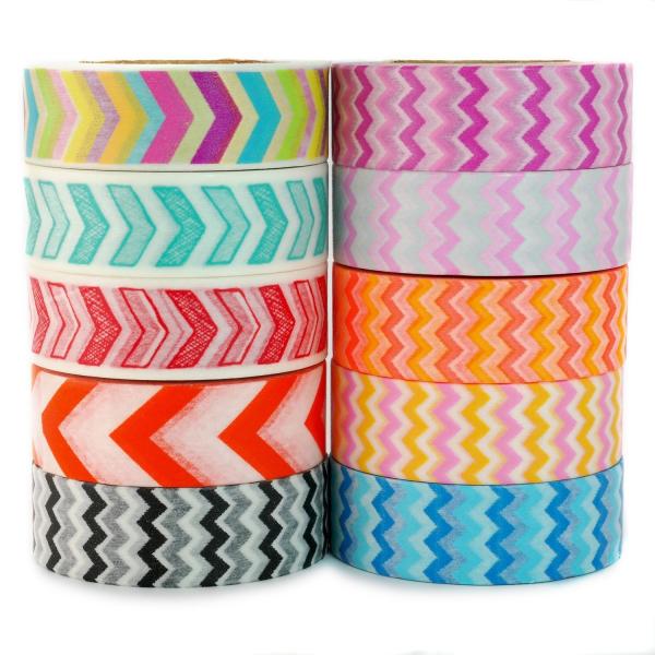 Colorful Custom Printed Washi Tape Decorative Masking Tapes For Boxing Masking