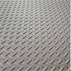 16 Gauge 18 Gauge SS Steel Sheet A240 Embossed Checkered Stainless Plates