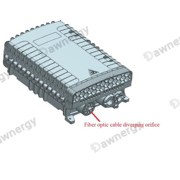 Quality Convenient And Customizable Fiber Optic Distribution Box For FTTx 2*3 Cable Outlet Size Or Φ5mm wholesale