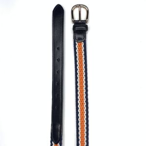 Coffee 2.5cm Knitted Belt 80cm Coffee Elastic Stretch Belt