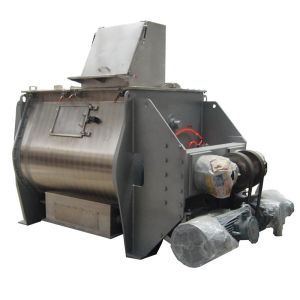 China 11KW Twin Shaft Paddle Mixing Equipment For Plastic Mixing CE Certificate on sale