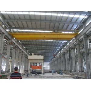 Cheap QD20t-22m Double Girder Overhead Cranes Travelling with Sturdy Cylindrical Motors for sale