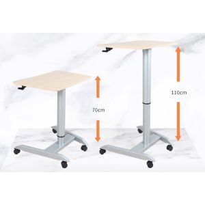 Sit Stand Desk Adjustable Desk for Home and Office Pneumatic Workbench Modern