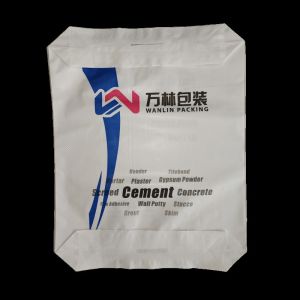 Cheap LDPE Laminated Multi-color Printing PP Valve Bag with Custom Order Accept for Cement and Plaster for sale