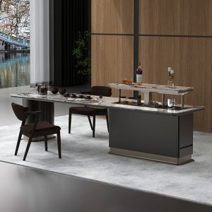 Multi-function 150L Volume Wine Cooler Refrigerated Kung Fu Tea Table for Home Furniture