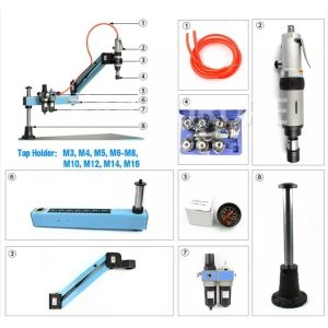 Cheap Vertical Pneumatic Air Tapping Machine 360 Degree Horizontal Flex Arm Tapper for sale